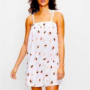 LOFT Beach Papaya Tie-Strap Swing. Size Small